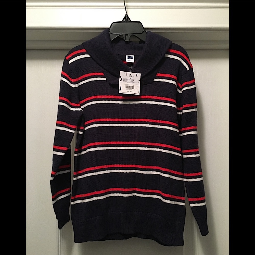 NWT Janie and Jack Boy’s Striped Sweater 4